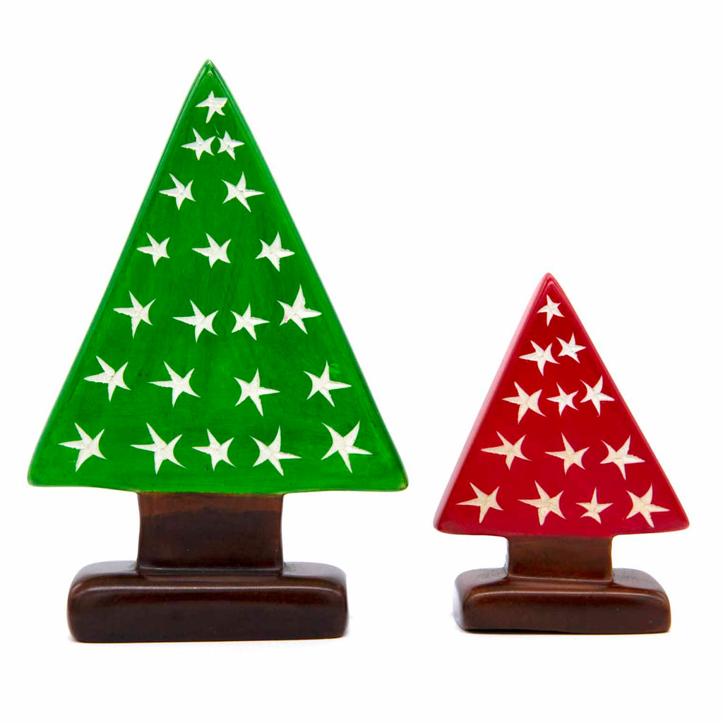 Soapstone Christmas Tree Set-Siesta Crafts