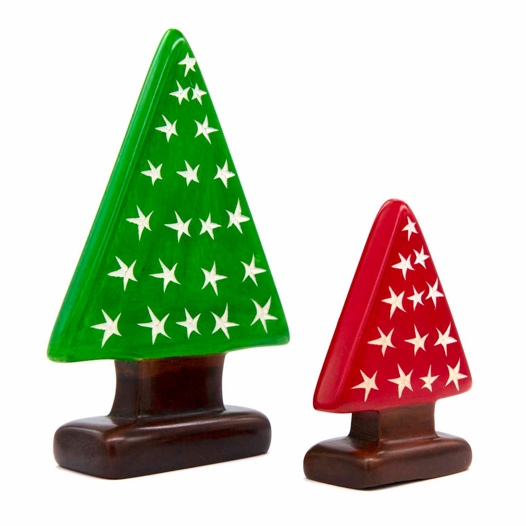 Soapstone Christmas Tree Set-Siesta Crafts