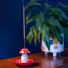 Soapstone Mushroom Incense Holder-Siesta Crafts