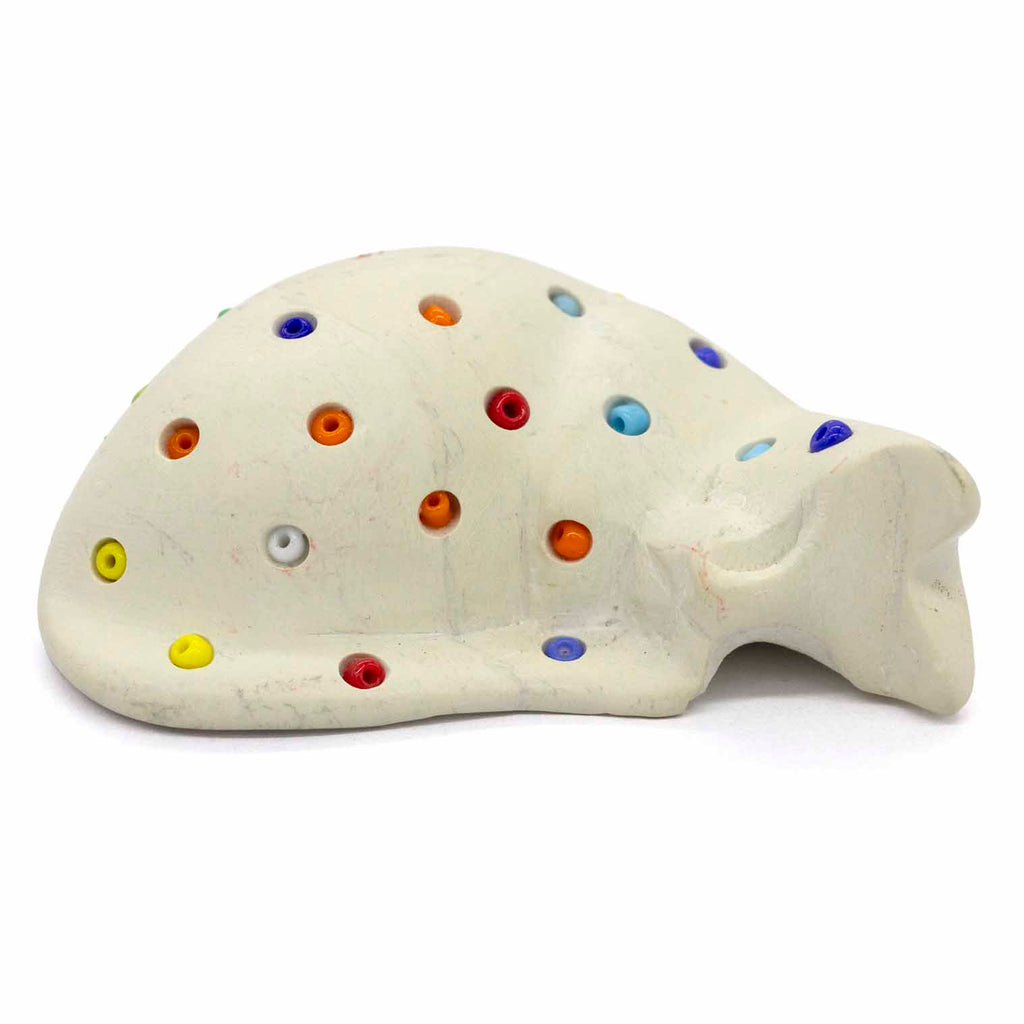 Beaded Soapstone Sleeping Cat-Siesta Crafts