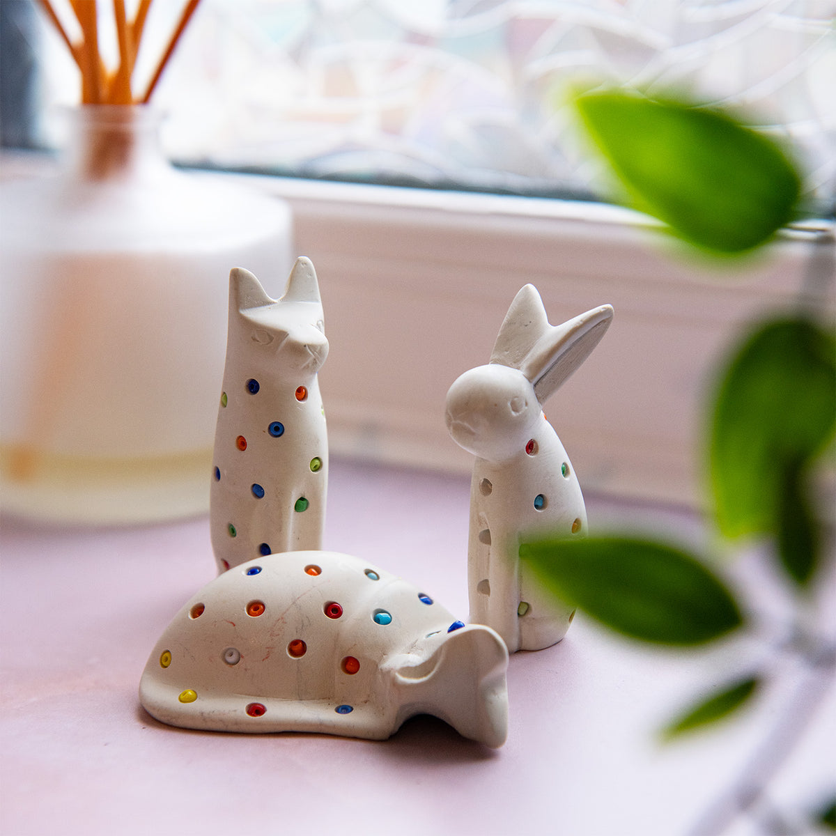 Beaded Soapstone Rabbit – Siesta Crafts