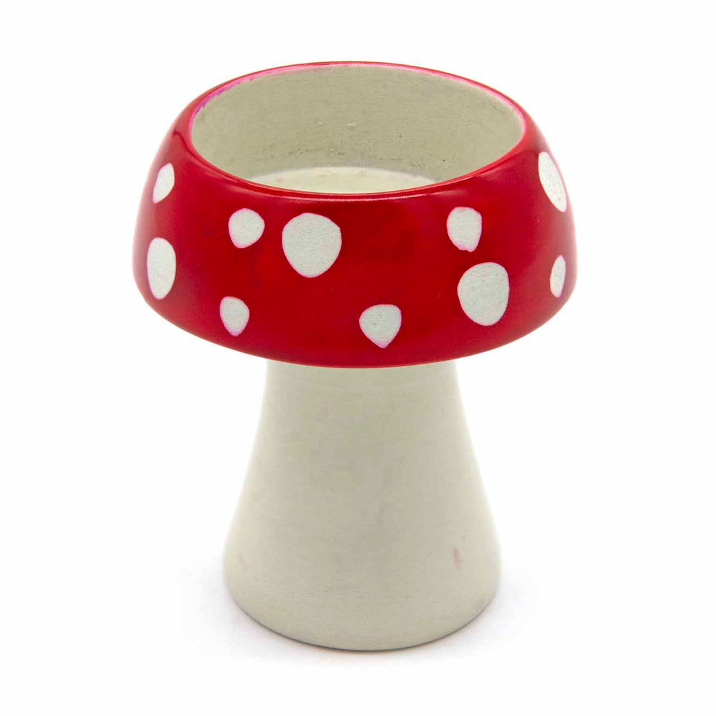 Soapstone Mushroom Tealight Holder-Siesta Crafts