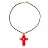 Soapstone Cross Pendant Necklace-Siesta Crafts