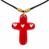 Soapstone Cross Pendant Necklace-Siesta Crafts