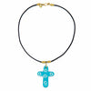 Soapstone Cross Pendant Necklace-Siesta Crafts