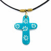 Soapstone Cross Pendant Necklace-Siesta Crafts