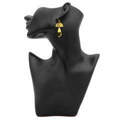 Mushroom Brass Earrings-Siesta Crafts