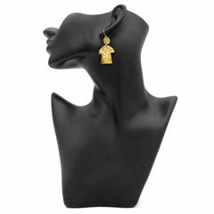 Angel Brass Earrings-Siesta Crafts