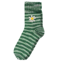 Knitted Cotton Daisy Socks