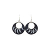 Crescent Oval Earrings-Siesta Crafts