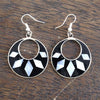 Hilaria Black Earrings-Siesta Crafts