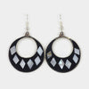 Hilaria Black Earrings-Siesta Crafts