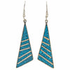 Brunila Triangulo Earrings-Siesta Crafts