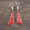 Brunila Triangulo Earrings-Siesta Crafts