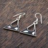 Anita Black Shell Earrings-Siesta Crafts