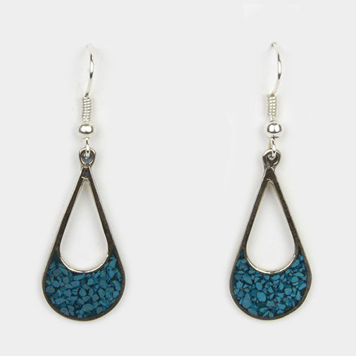 Grande Double Tear Earrings-Siesta Crafts