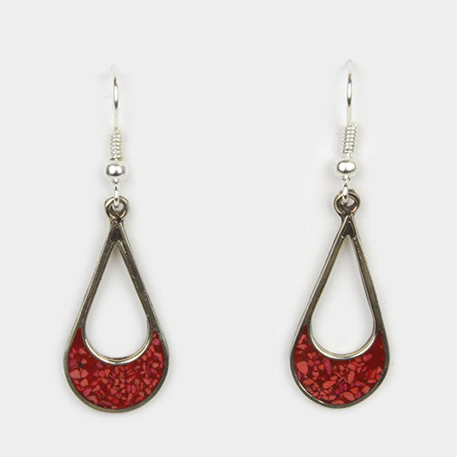 Grande Double Tear Earrings-Siesta Crafts