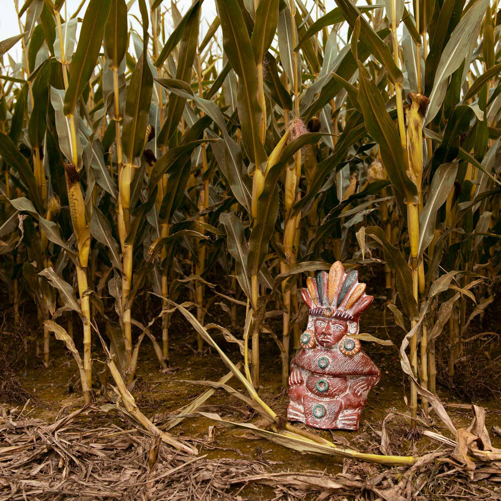 Large Ceramic Maize God-Siesta Crafts