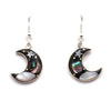 Stellar Crescent Moon Earrings-Siesta Crafts
