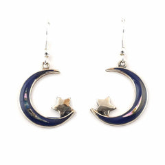 Noche Lunar Poquito Earrings-Siesta Crafts