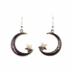 Noche Lunar Poquito Earrings-Siesta Crafts