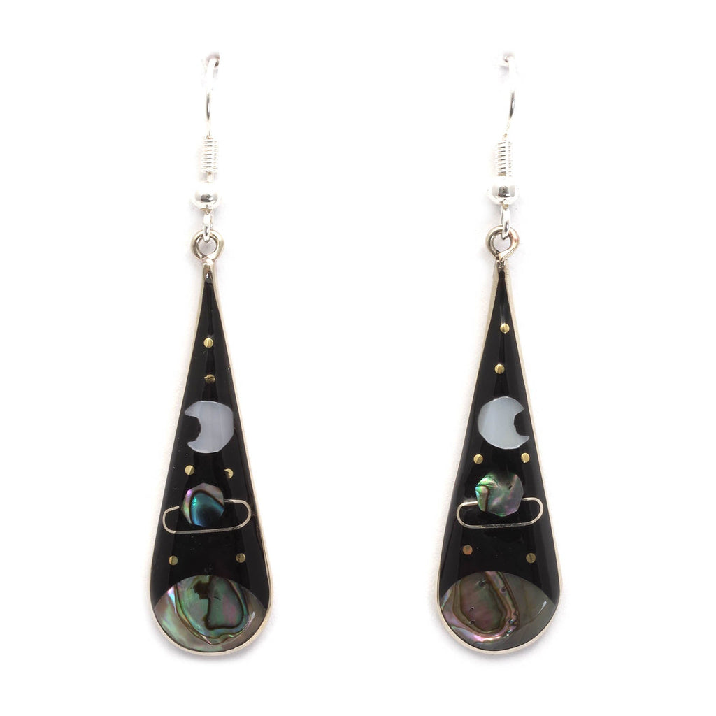 Stellar Large Teardrop Earrings-Siesta Crafts