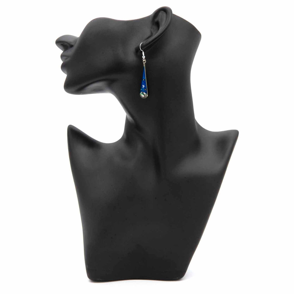 Stellar Large Teardrop Earrings-Siesta Crafts