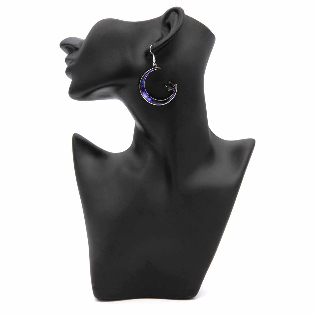 Tinto Lunar Especial Earrings-Siesta Crafts