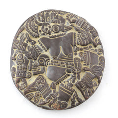 Small Aztec Moon Goddess Plaque-Siesta Crafts