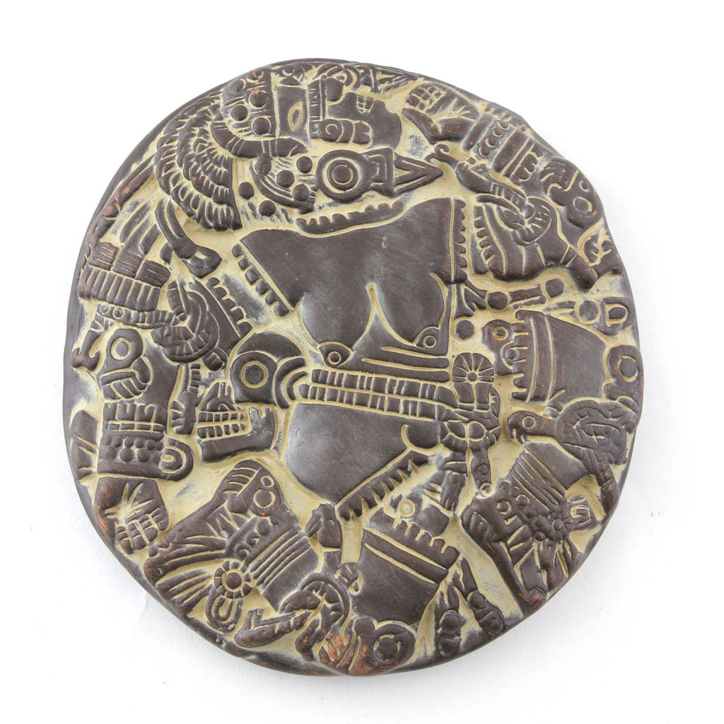 Small Aztec Moon Goddess Plaque-Siesta Crafts