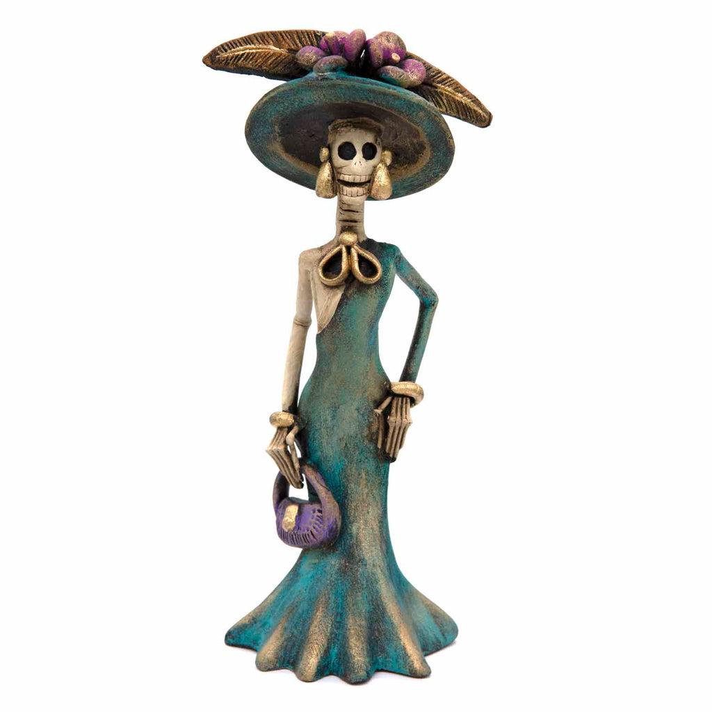 Small Catrina Ceramic-Siesta Crafts