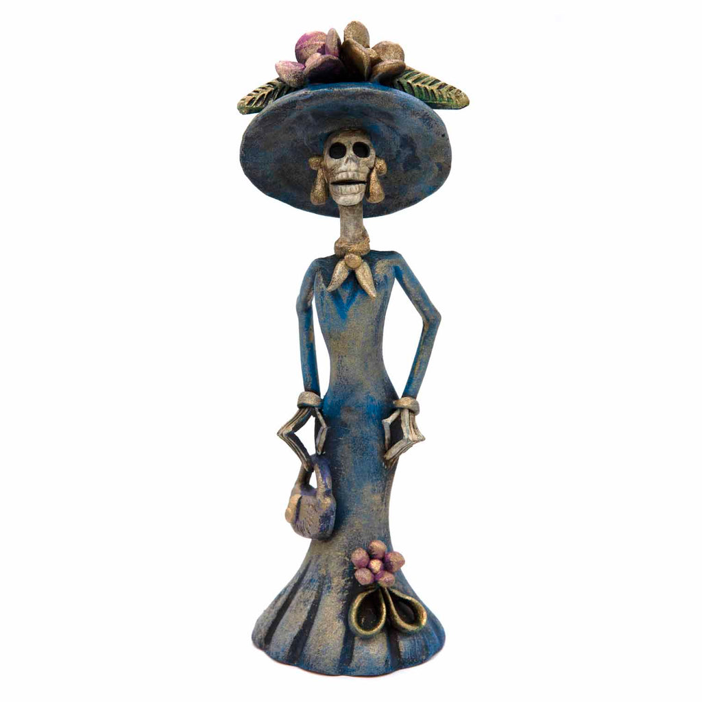 Small Catrina Ceramic-Siesta Crafts