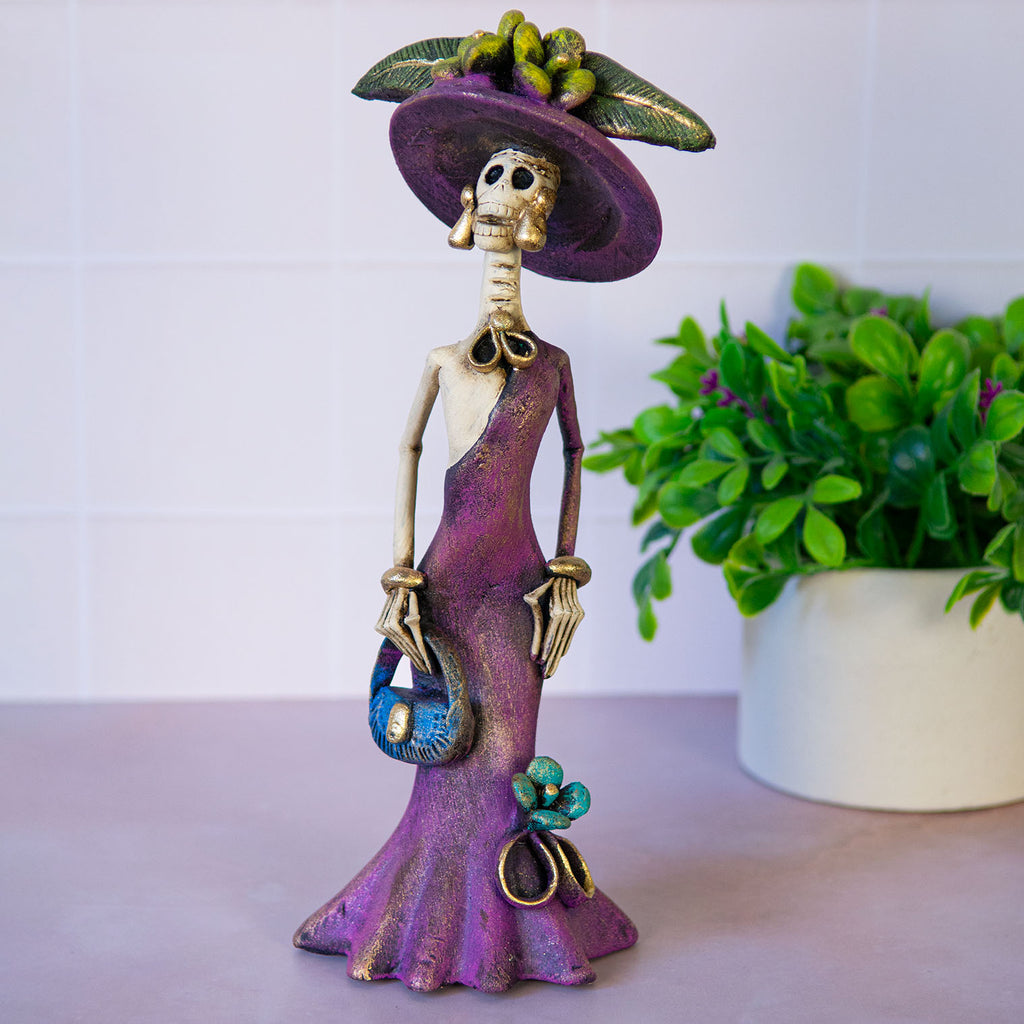 Small Catrina Ceramic-Siesta Crafts