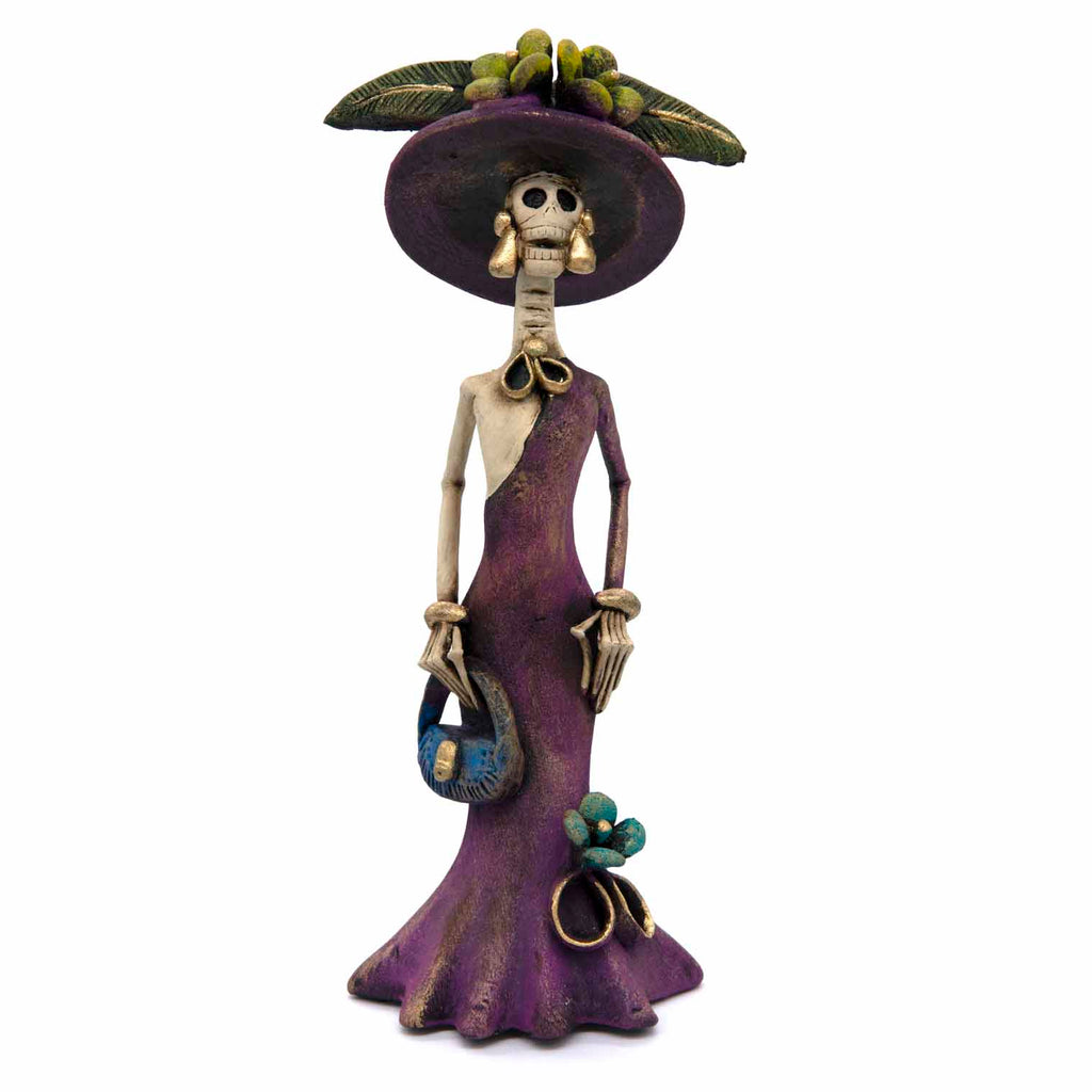 Small Catrina Ceramic-Siesta Crafts