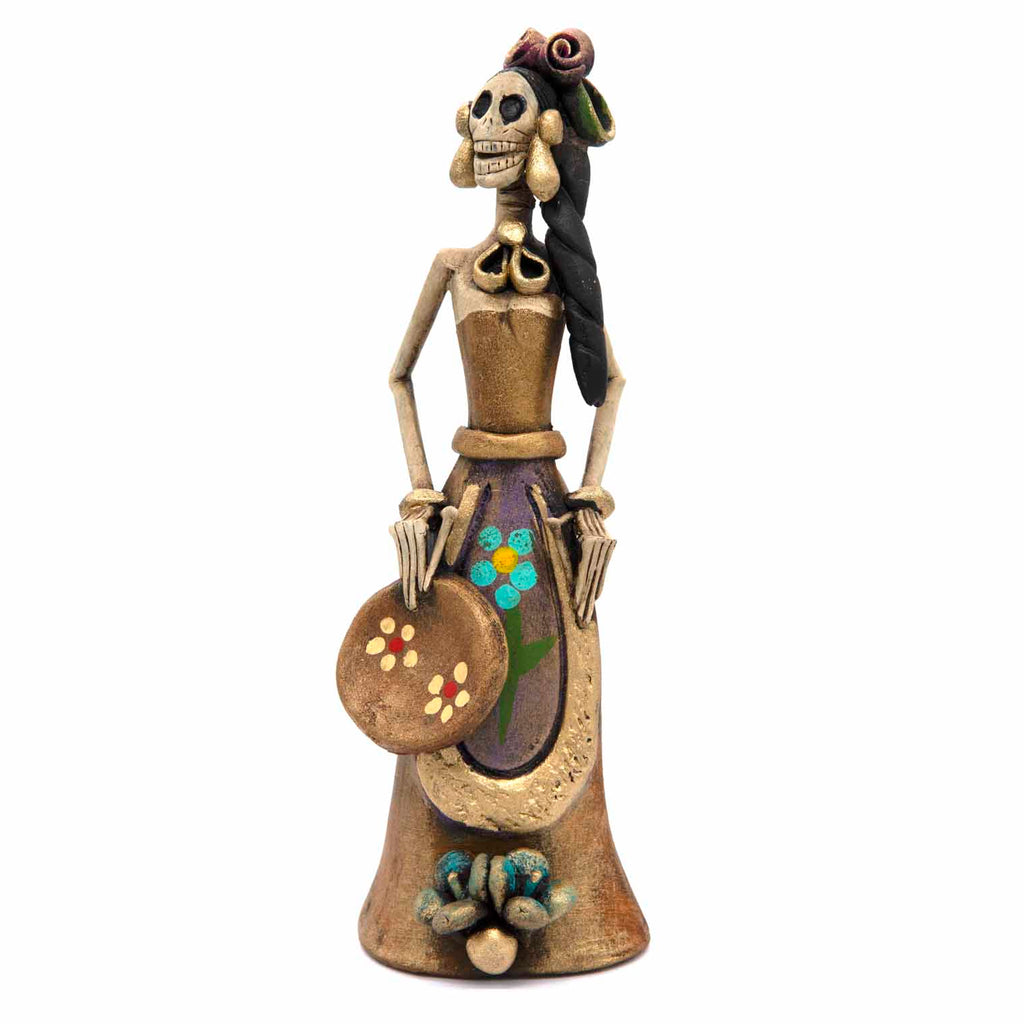 Small Catrina Ceramic-Siesta Crafts