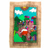 Mexican Scene Bark Painting-Siesta Crafts