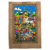 Mexican Scene Bark Painting-Siesta Crafts