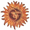 Sun and Moon Ceramic Plaque-Siesta Crafts
