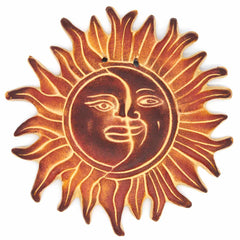 Sun and Moon Ceramic Plaque-Siesta Crafts