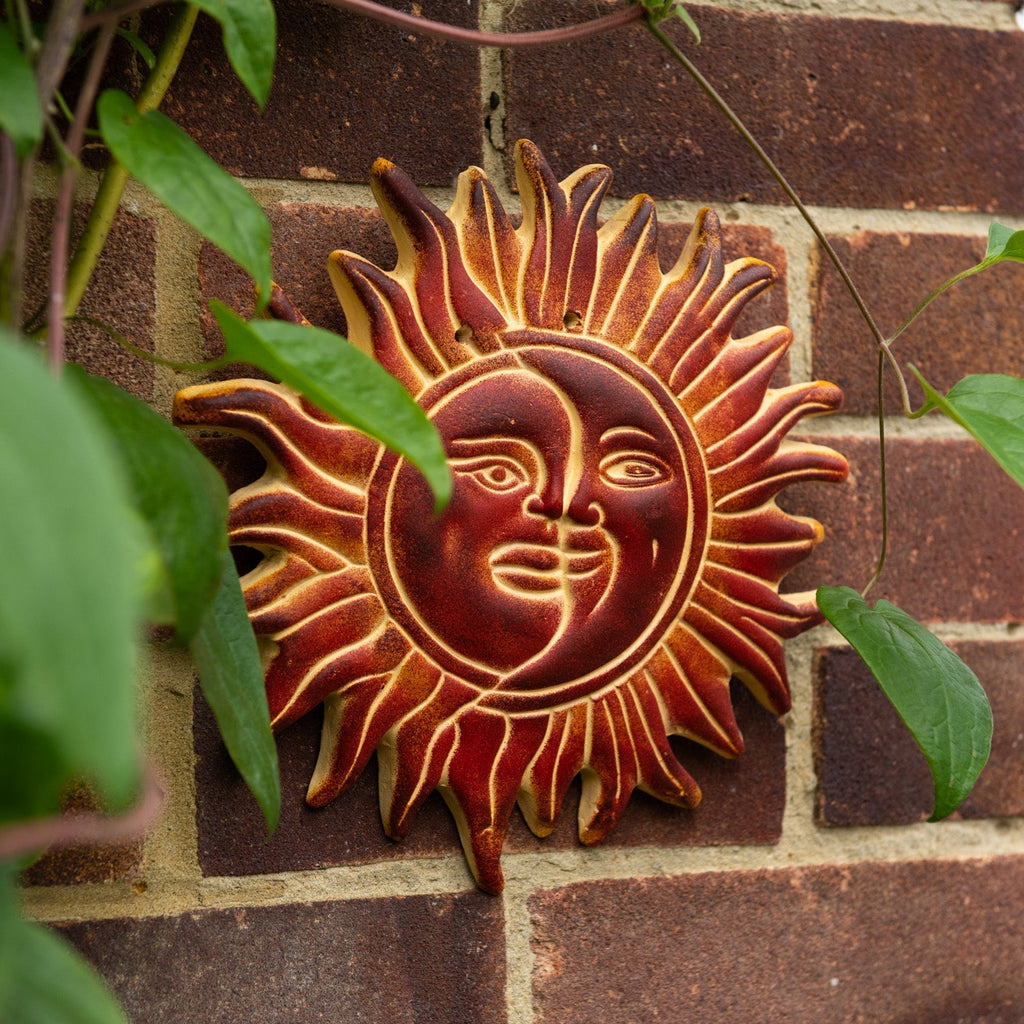 Sun and Moon Ceramic Plaque-Siesta Crafts