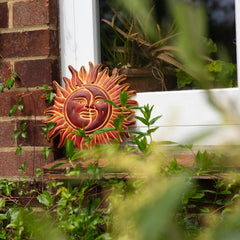 Sun and Moon Ceramic Plaque-Siesta Crafts