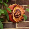 Sun and Moon Eclipse Ceramic Plaque-Siesta Crafts