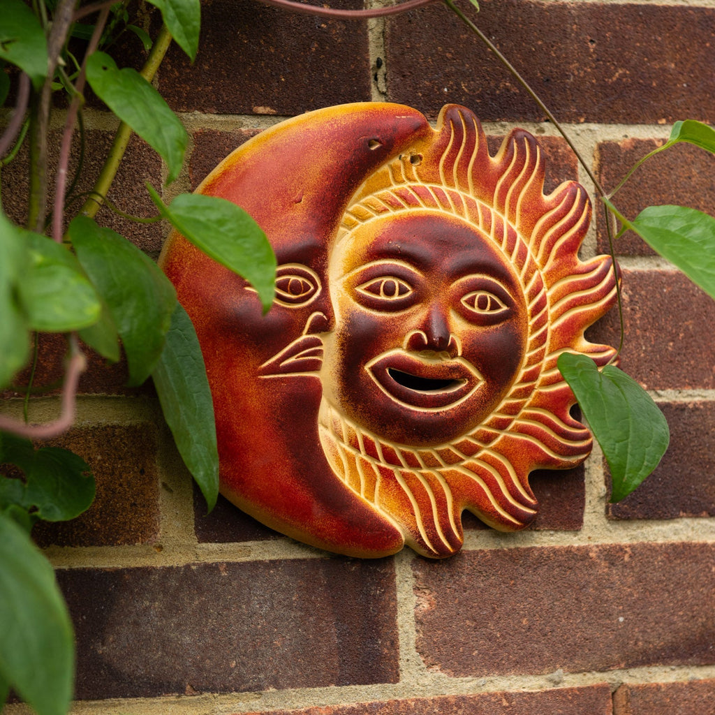 Sun and Moon Eclipse Ceramic Plaque-Siesta Crafts