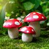 Mexican Ceramic Mushrooms - Set of Three-Siesta Crafts
