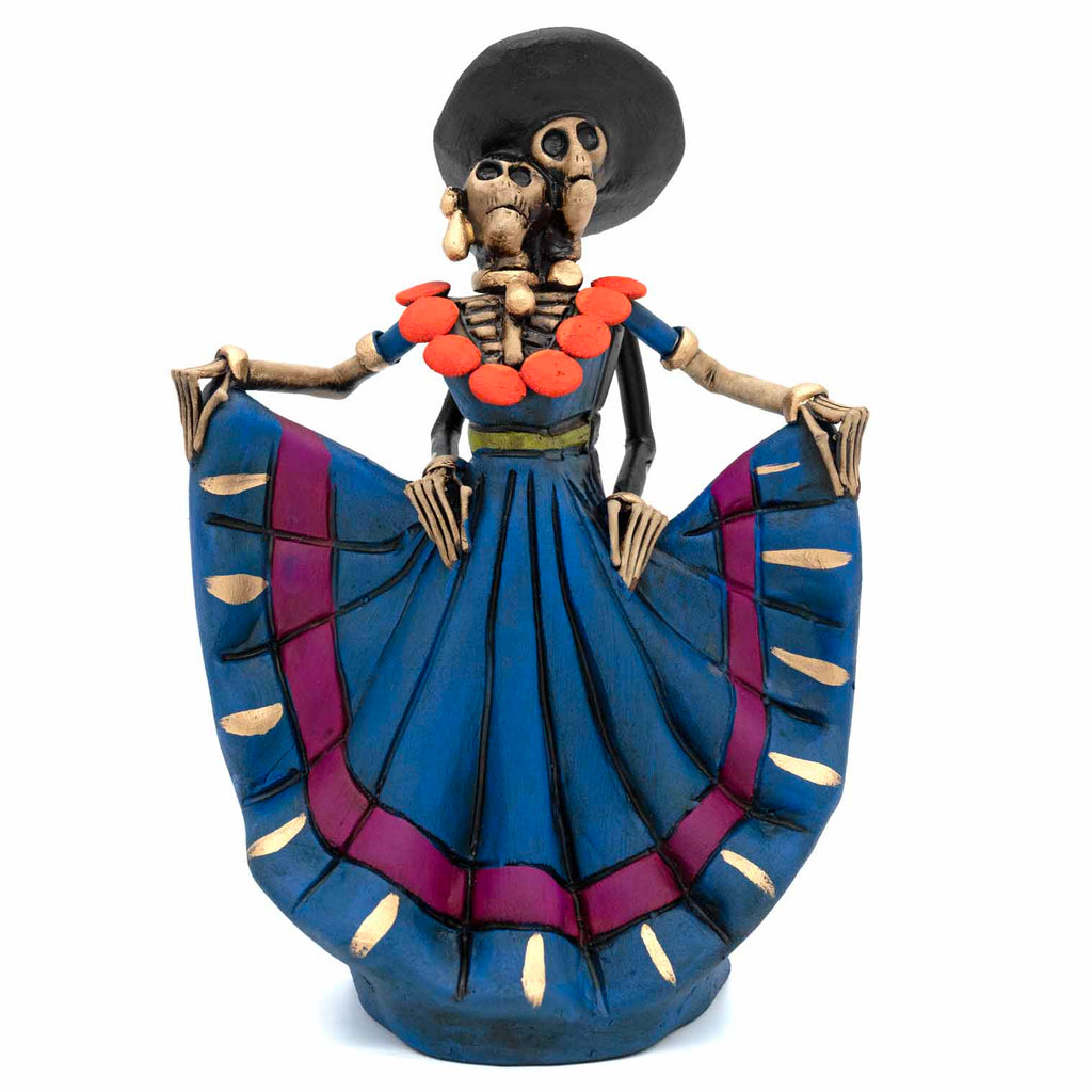 Mexican Skeleton Dancing Couple-Siesta Crafts