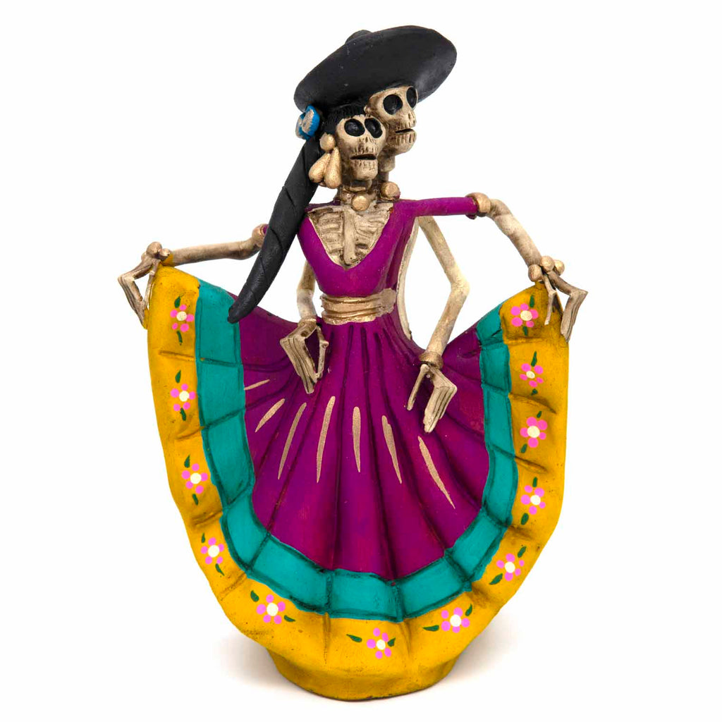 Mexican Skeleton Dancing Couple-Siesta Crafts