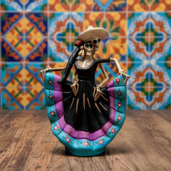 Mexican Skeleton Dancing Couple-Siesta Crafts