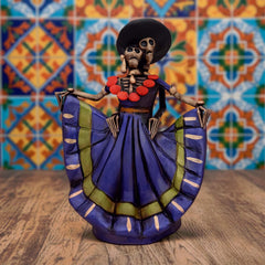 Mexican Skeleton Dancing Couple-Siesta Crafts