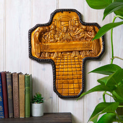 Last Supper Cross - Large-Siesta Crafts