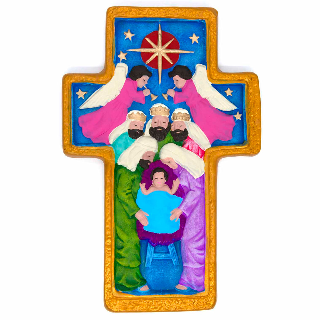 Nativity Cross - Large-Siesta Crafts